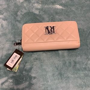 NWT! Badgley Mischka Taupe Wallet